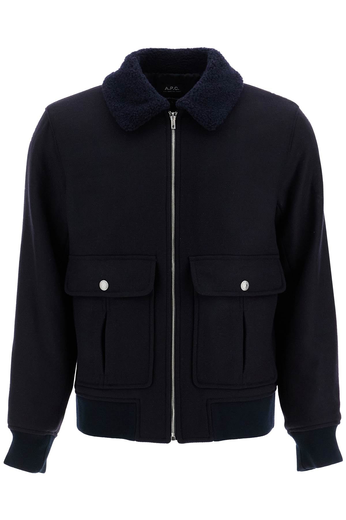 A.P.C. Benetton Wool Blend Blouson Jacket