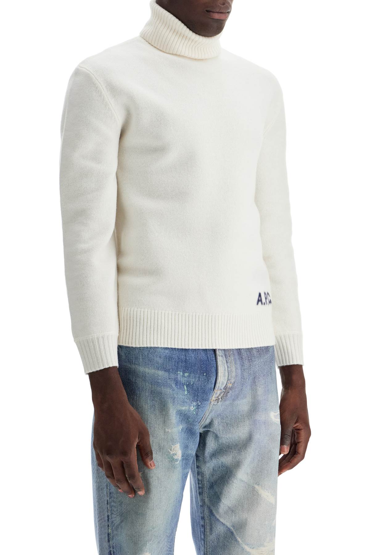 A.P.C. Unisex Walter High-Neck Pullover Sweater