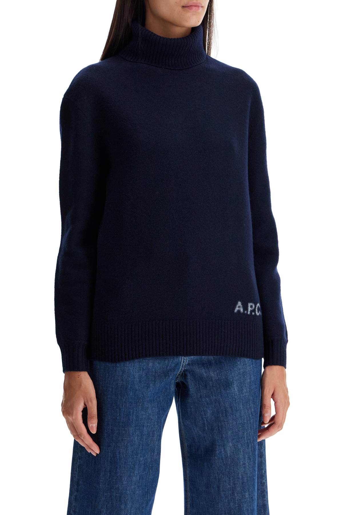 A.P.C. Unisex Walter High-Neck Pullover Sweater