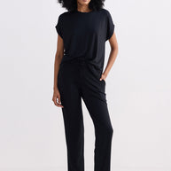 Reistor Relaxed Tee Set in Black
