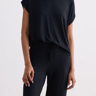Reistor Relaxed Tee Set in Black