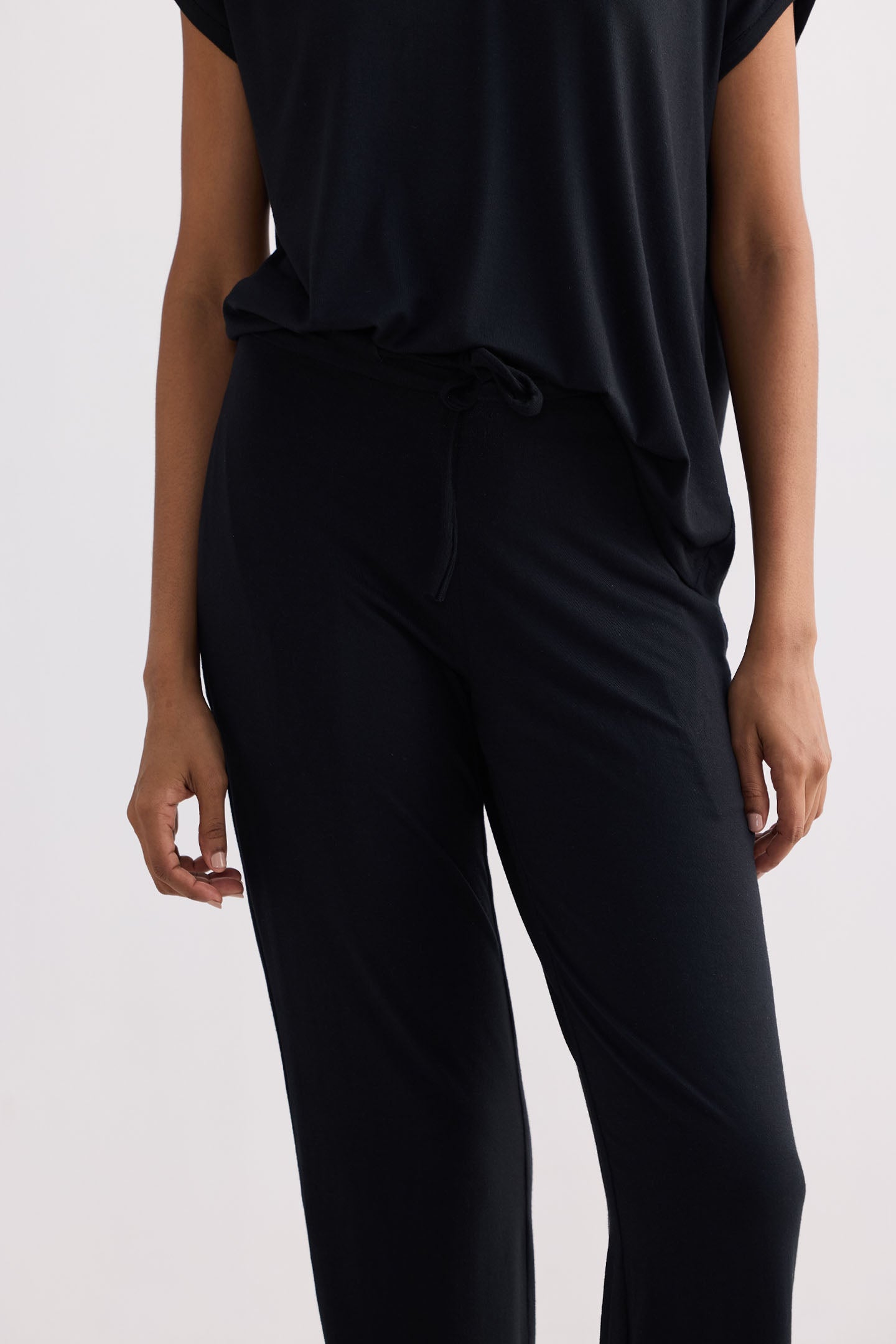 Reistor Wide Leg Pant in Black