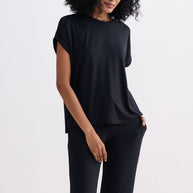 Reistor Relaxed Tee Set in Black
