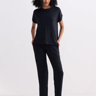 Reistor Relaxed Tee Set in Black
