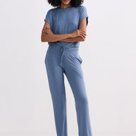 Reistor Relaxed Tee Set in Blue