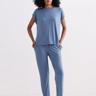 Reistor Relaxed Tee Set in Blue