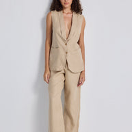 Reistor Sleeveless Hemp Jacket Set