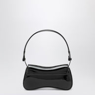 Diesel Medium Play Bag In Black Patent Leather