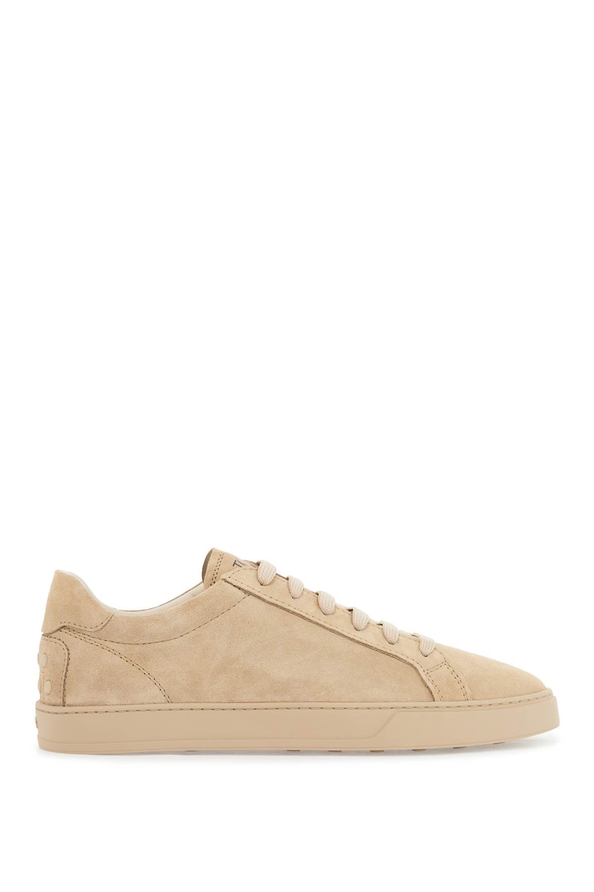 Tod'S Cassetta 04l Natural Light Lace-up Sneakers