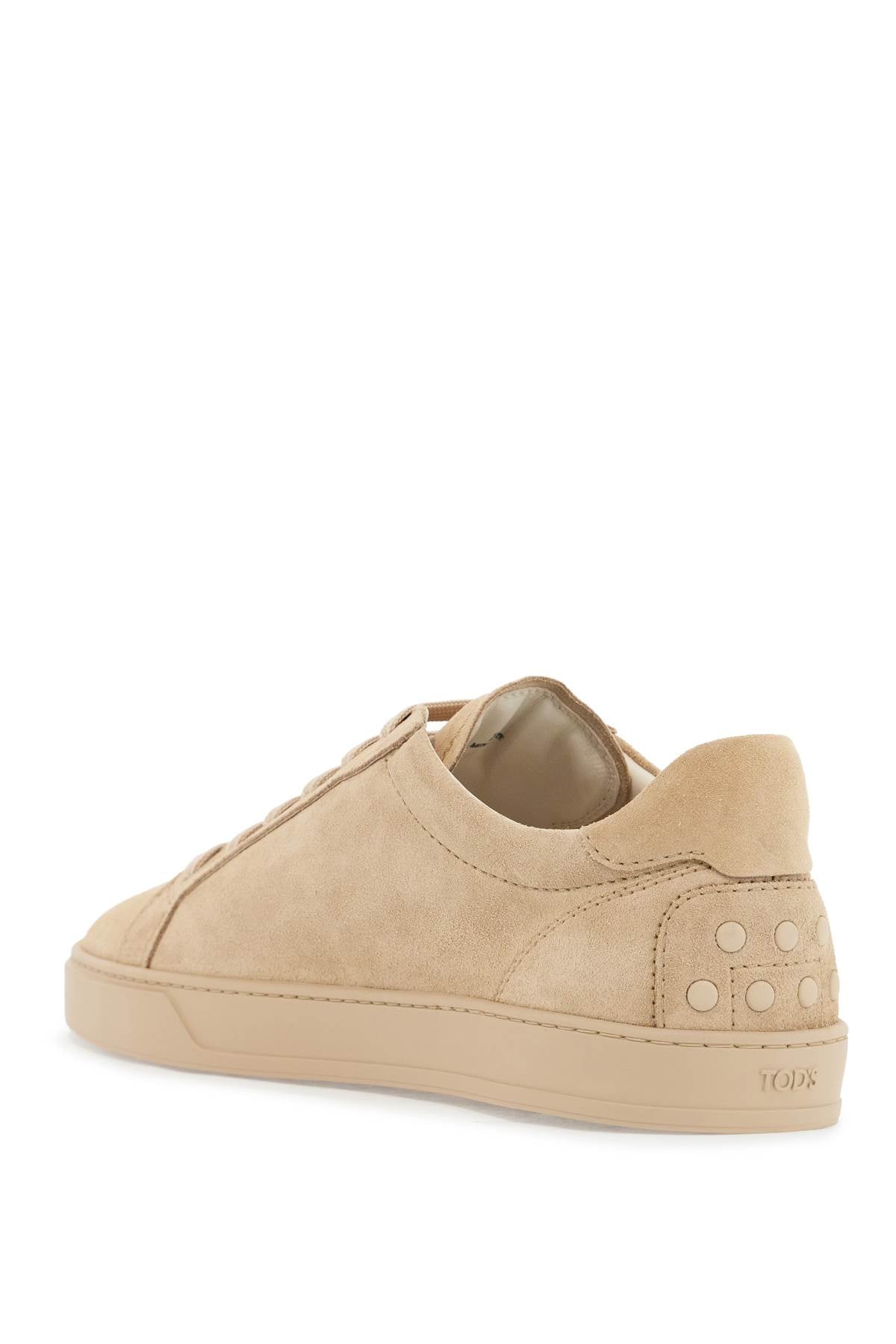 Tod'S Cassetta 04l Natural Light Lace-up Sneakers