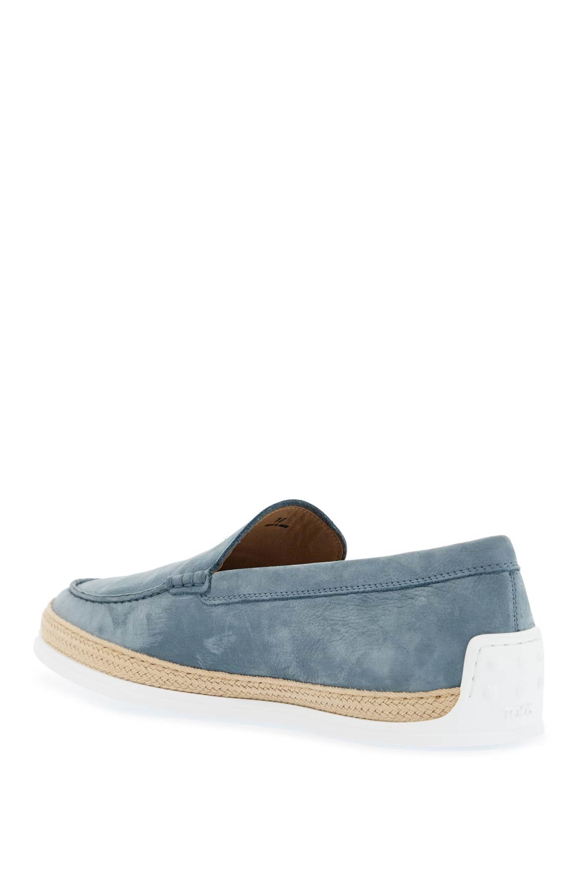 Tod'S Light Blue Calfskin Loafers