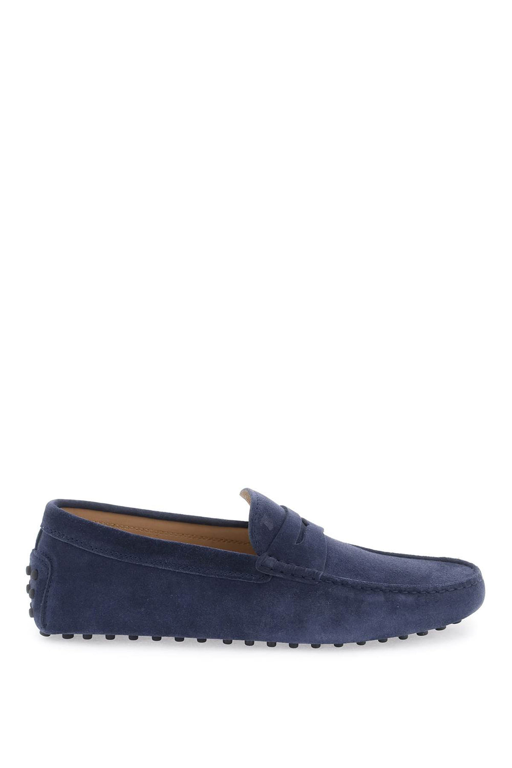 Tod'S Blue Suede Gommino Loafers