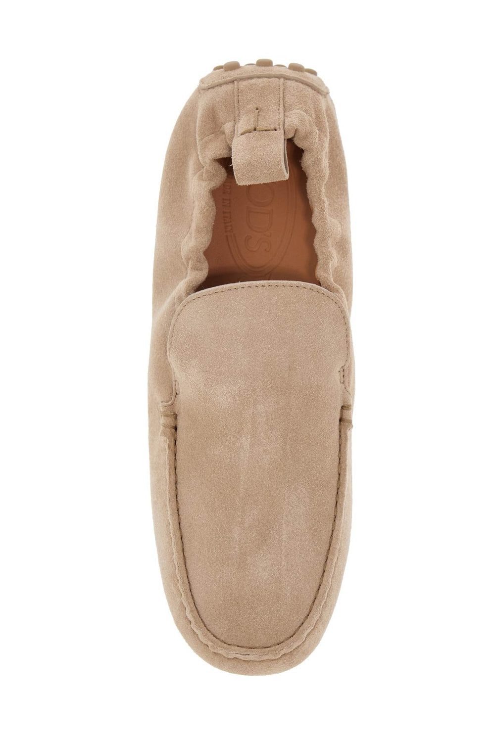 Tod'S GOMMINO 22L Gathered Leather Loafers In Cord Color