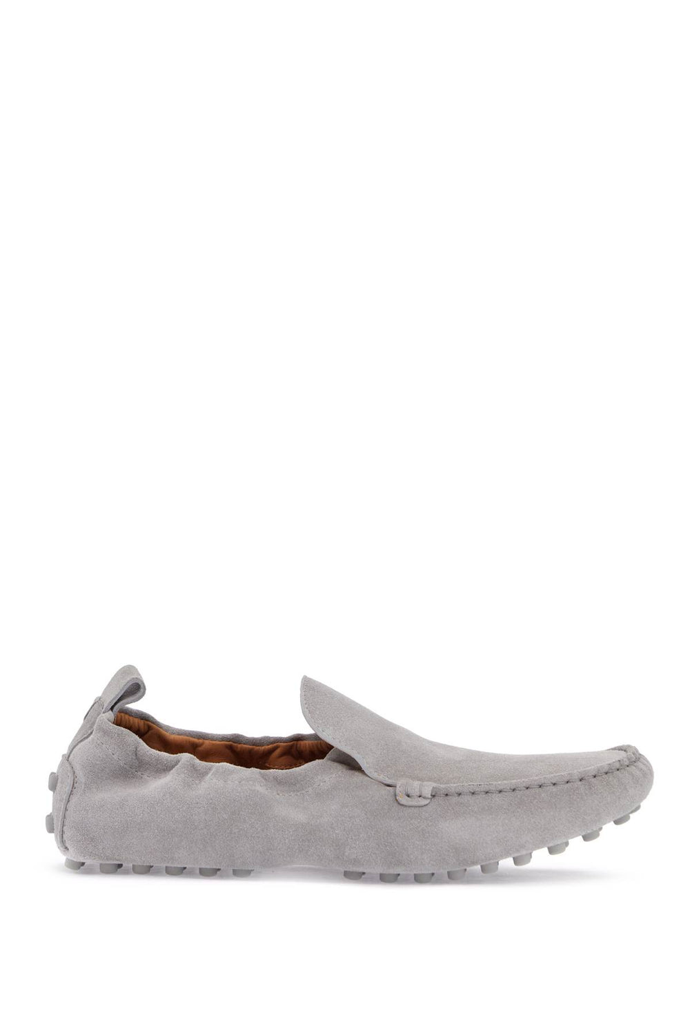 Tod'S Gommino Light Gray Calfskin Loafers