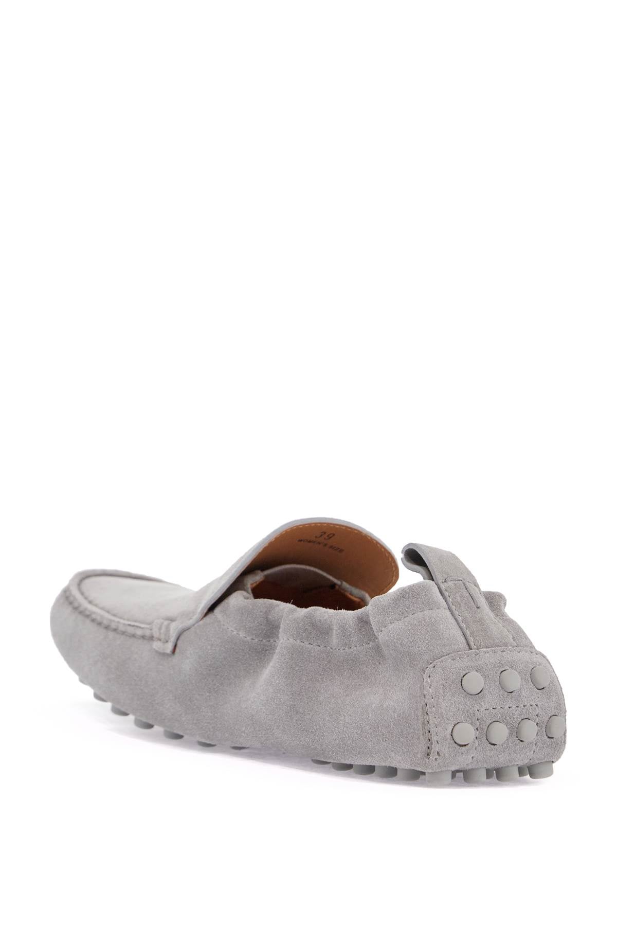 Tod'S Gommino Light Gray Calfskin Loafers