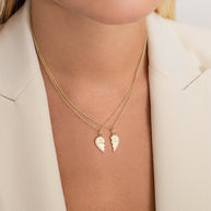 Zoe Lev Best Friend Necklace Set