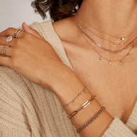 Zoe Lev 14k Gold Extra Large Paper Clip Chain Bracelet