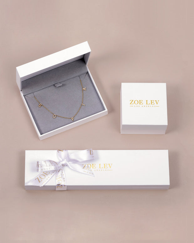 Zoe Lev 14k Gold Heart Anklet