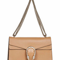Gucci Women Beige Dionysus Medium Shoulder Bag