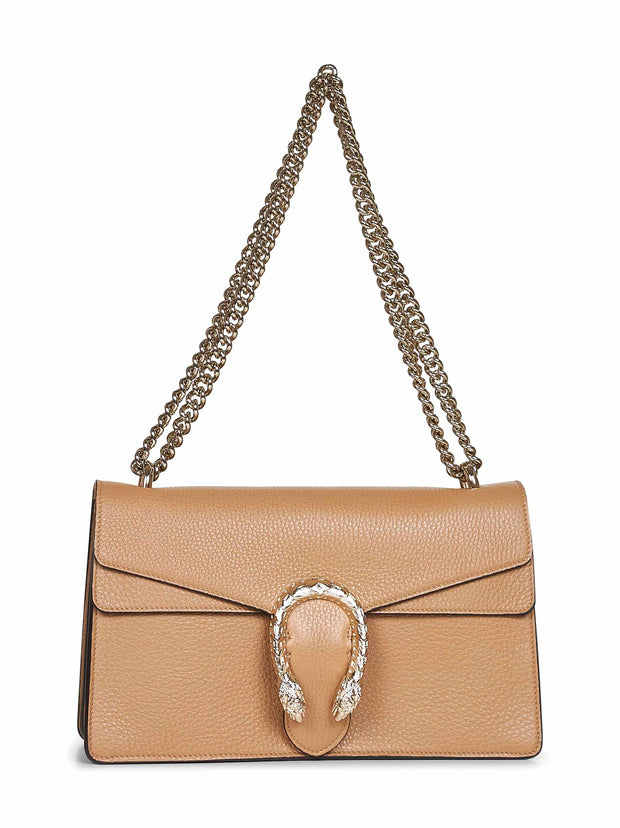 Gucci Women Beige Dionysus Medium Shoulder Bag