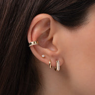 Zoe Lev 4 Prong Diamond Stud Earrings