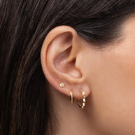 Zoe Lev 14K Gold Small Huggie Earrings