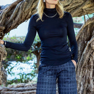 KiraGrace GRACE TURTLENECK: BLACK