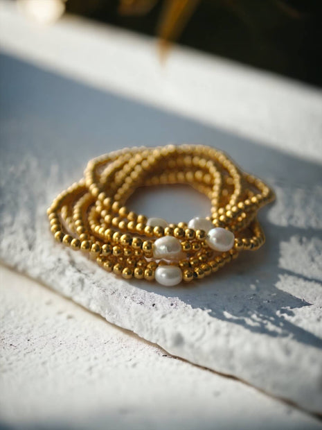 Boem Collection - Selene Pearl Stretch Bracelet