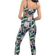 Gianine BAILEY  TROPICAL LEOPARD Activewear Sports Bra