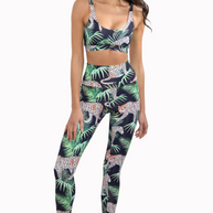 Gianine CAROLINE TROPICAL LEOPARD Activewear Legging