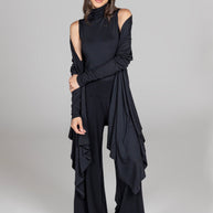 KIRAGRACE COZY BOHO YOGA PANT: BLACK