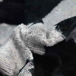 Canvello Black White Handmade 16x24 Silk Velvet Pillow, Organic Veg Dyed, Down/Feather Filled