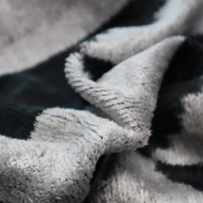 Canvello Black White Handmade 16x24 Silk Velvet Pillow, Organic Veg Dyed, Down/Feather Filled