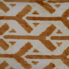 Canvello Gold Ivory Handmade 16x24 Silk Velvet Pillow, Organic Veg Dyed, Down/Feather Filled