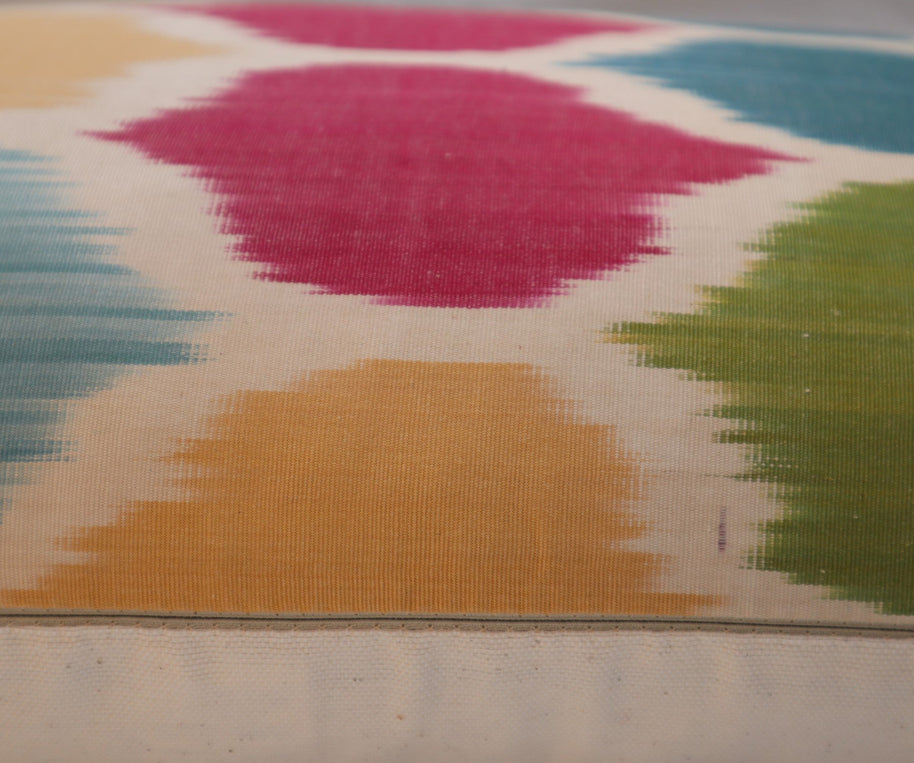 Canvello Handmade Silk Decorative Throw Pillow With Down Filled Insert