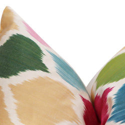 Canvello Handmade Silk Decorative Throw Pillow With Down Filled Insert