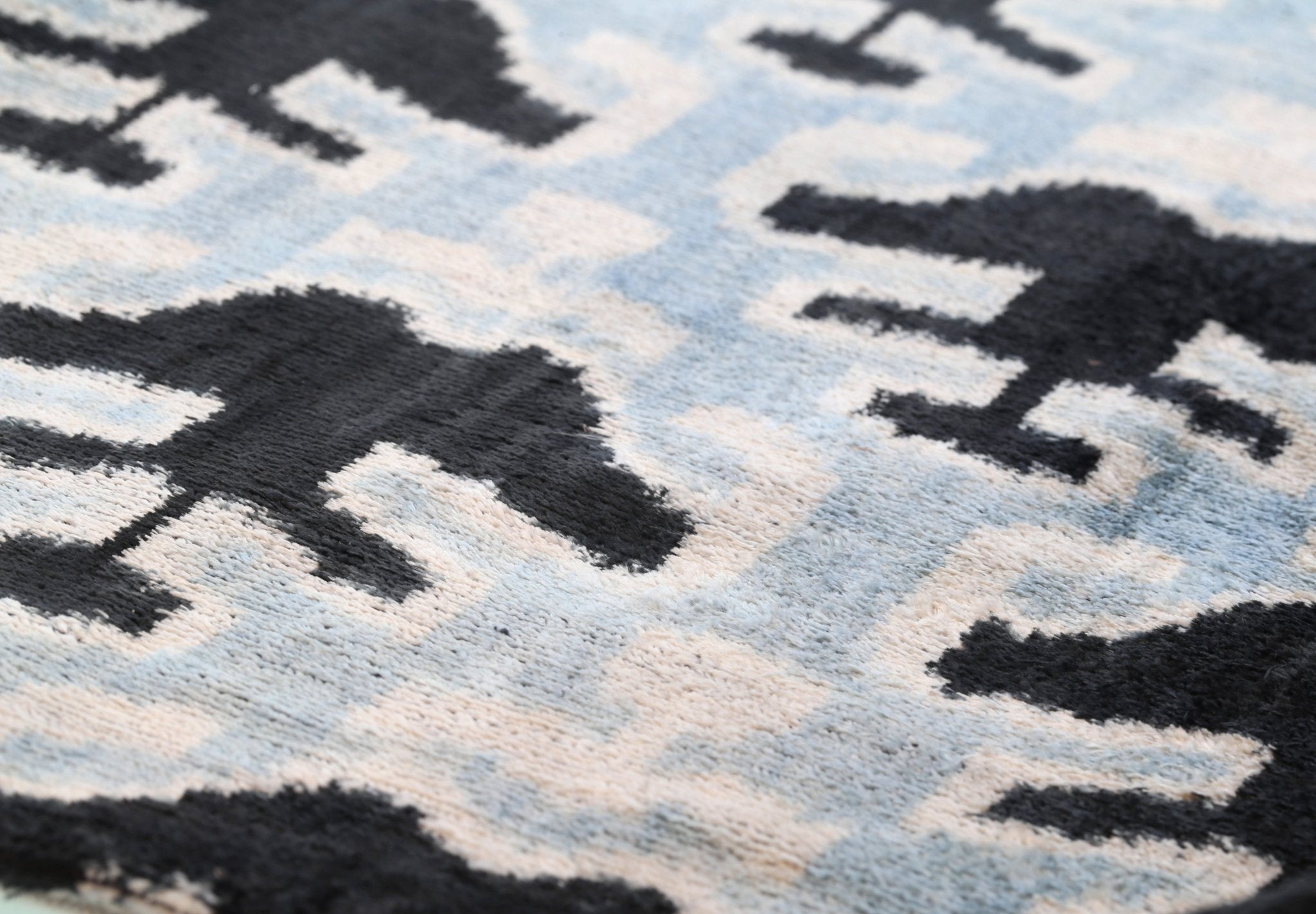 Canvello Handmade Velvet Lumbar Pillow In Gray And Black Ikat Design - High-Quality 16x24 Inch Decorative Accent With Premium Down Feather Insert For Sofas, Couches, And Interior Design