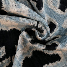 Canvello Handmade Velvet Lumbar Pillow In Gray And Black Ikat Design - High-Quality 16x24 Inch Decorative Accent With Premium Down Feather Insert For Sofas, Couches, And Interior Design