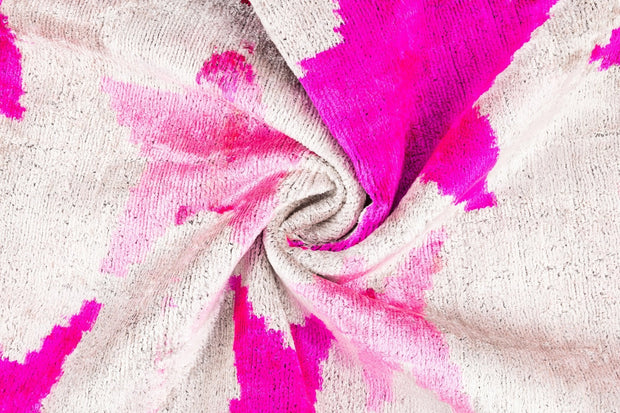 Canvello Luxurious 16x24 Handmade Velvet Silk Pillow With Premium Down Feather Insert -  Pink Star