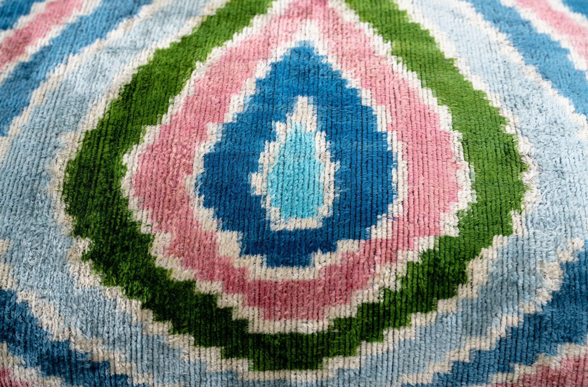 Canvello Luxurious 16x24 Inch Designer Throw Pillow With Down Feather Insert - Artistic Paisley Pattern In Vibrant Colors Pink Blue Green