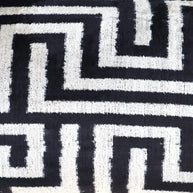 Canvello Luxury Decorative Black White Throw Pillow | 16 X 24 In (40 X 60 Cm)