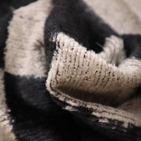 Canvello Luxury Decorative Black & White Throw Pillow | 16 X 24 In (40 X 60 Cm)