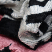 Canvello Luxury Decorative Pink Black White Throw Pillow | 16 X 24 In (40 X 60 Cm)