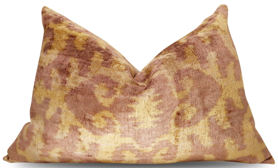 Canvello Luxury Earthtone Brown Beige Pillow For Couch | 16 X 24 In (40 X 60 Cm)