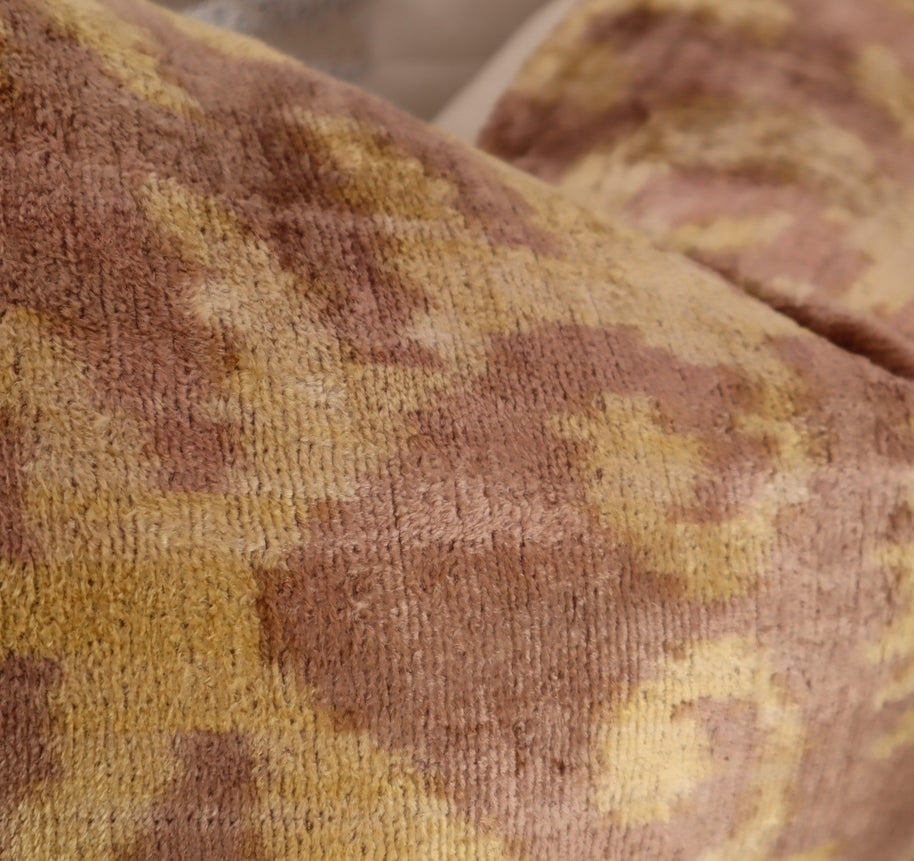 Canvello Luxury Earthtone Brown Beige Pillow For Couch | 16 X 24 In (40 X 60 Cm)