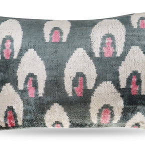 Canvello Luxury Gray Pink Pillow For Couch | 16 X 24 In (40 X 60 Cm)