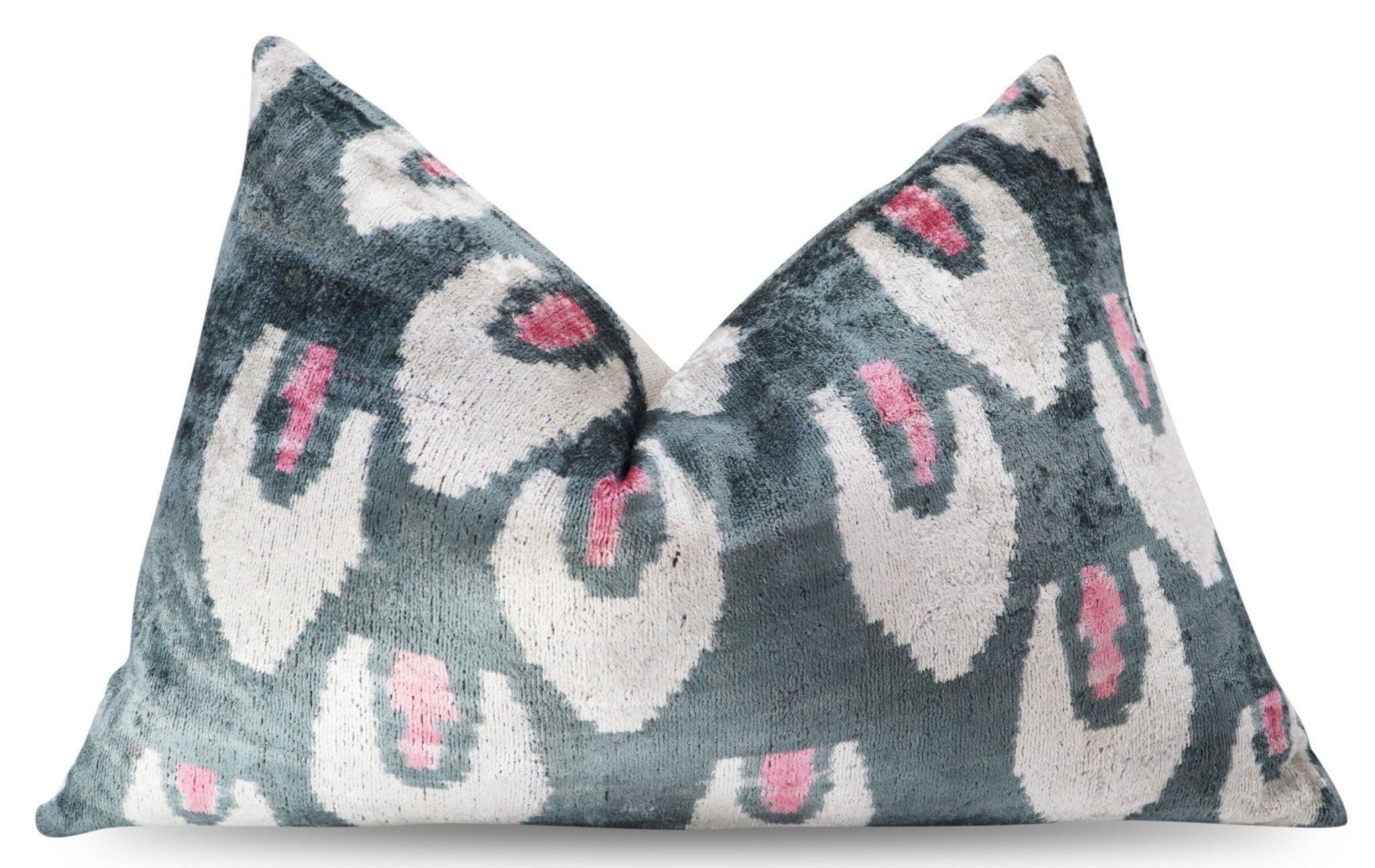 Canvello Luxury Gray Pink Pillow For Couch | 16 X 24 In (40 X 60 Cm)