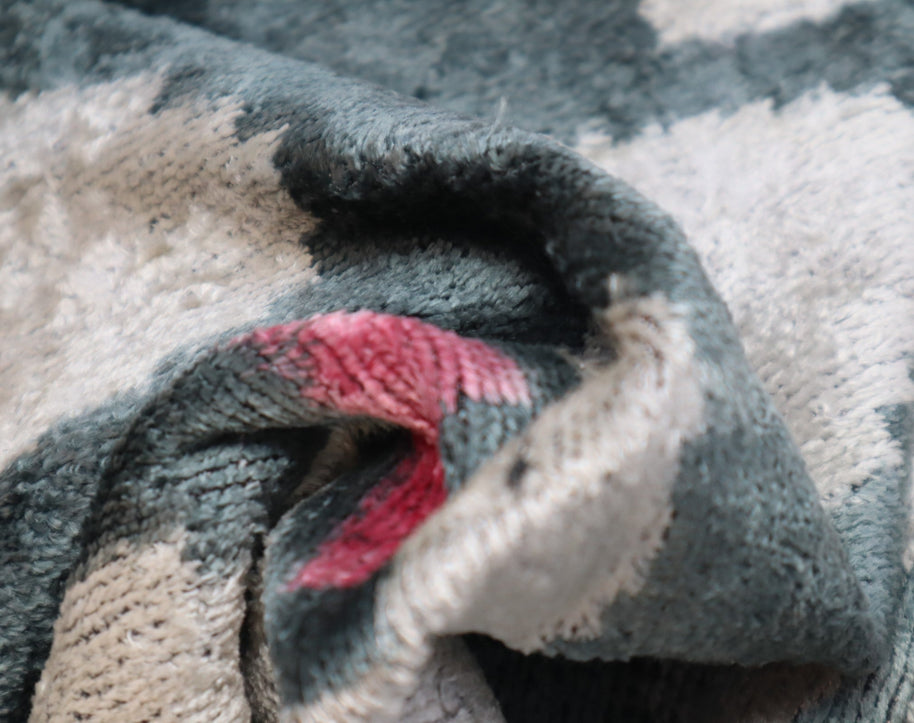 Canvello Luxury Gray Pink Pillow For Couch | 16 X 24 In (40 X 60 Cm)