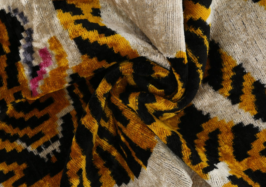 Canvello Luxury Velvet Lumbar Pillow,Tiger Design In Golden, Black, High-Quality 16x24 In Decorative Accent For Sofas, Couches, And Interior Design