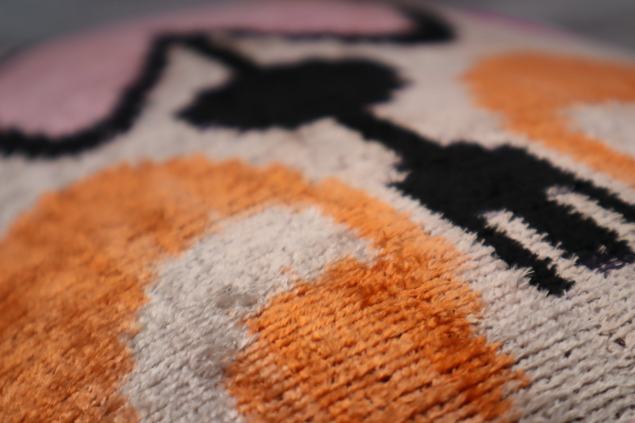 Canvello Orange Pink Handmade 16x24 Silk Velvet Pillow, Organic Veg Dyed, Down/Feather Filled